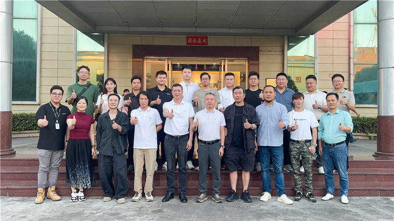 深交流，促发展丨广东省不锈钢材料与制品协会不锈钢定制家居专委会赴cq9电子公司参观交流